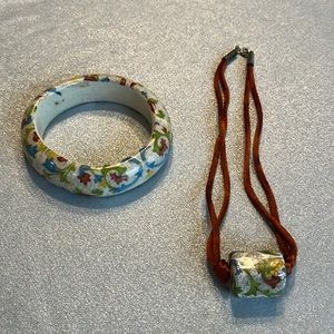 Bracelet and necklace -made in Italy